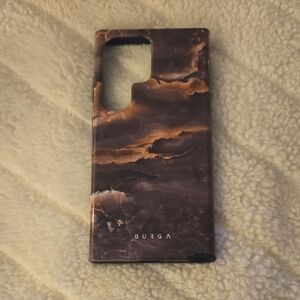 Burga Fire Wood Marble Phone Case ~ Samsung 24 Ultra